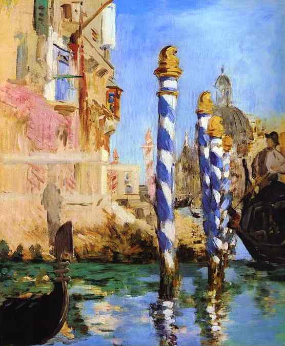 The Grand Canal, 1875 - Edouard Manet Painting